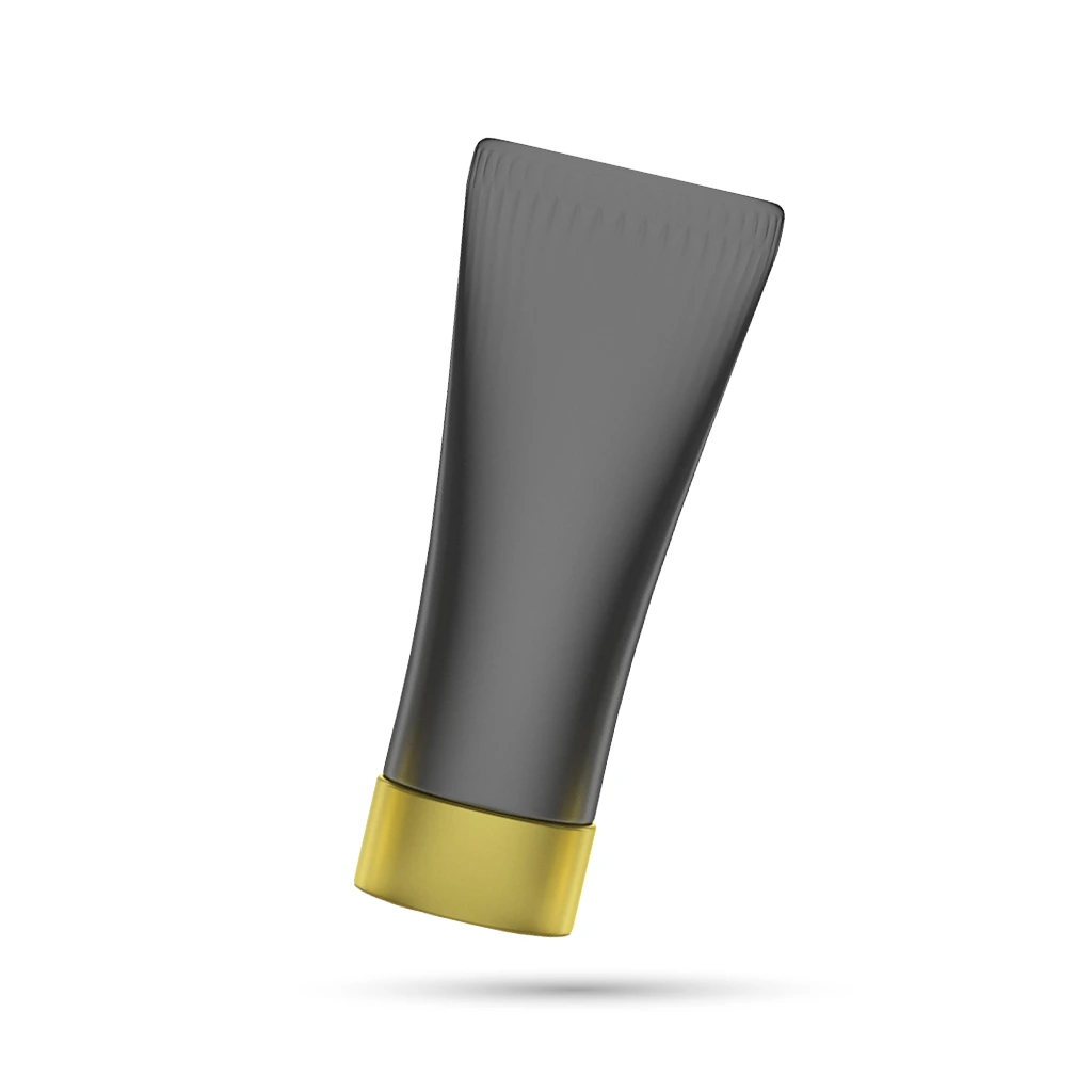 AI-generated cosmetic tube product photo on white background